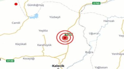 Boğazi&ccedil;i &Uuml;niversitesi Kandilli Rasathanesi ve Deprem Araştırma Enstit&uuml;s&uuml; (KRDAE) verilerine