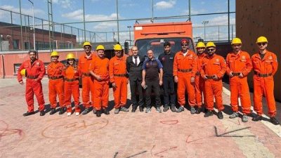 70 kişilik ekibe, Afet ve Acil Durum Y&ouml;netimi Başkanlığı (AFAD)