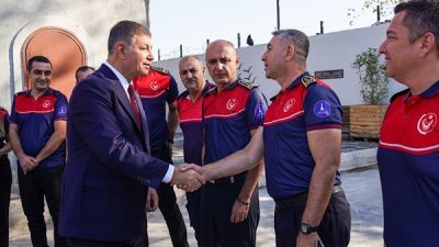 İzmir B&uuml;y&uuml;kşehir Belediye Başkanı Dr. Cemil Tugay, İtfaiye Teşkilatı&rsquo;nın kuruluşunun