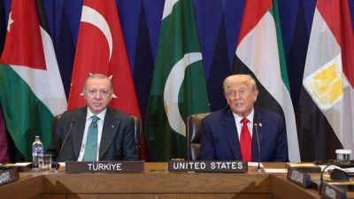 Cumhurbaşkanı Recep Tayyip Erdoğan,&nbsp;ABD Başkanı Donald Trump ile Birleşmiş Milletler'de