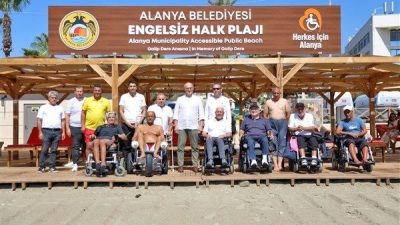 Cankurtaran, &ouml;zel tuvalet ve duş, g&uuml;neşlenme alanları, &ouml;zel tasarım plaj