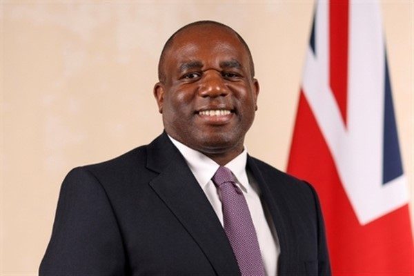 İngiltere Başbakan Yardımcısı Lammy,&nbsp;Nijerya Cumhurbaşkanı Yardımcısı Kashim Shettima ile bir