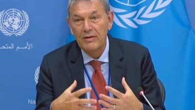 Lazzarini, b&ouml;lgenin "tamamen yok edilmekte olduğunu" belirterek, Gazze'nin "&ccedil;orak bir