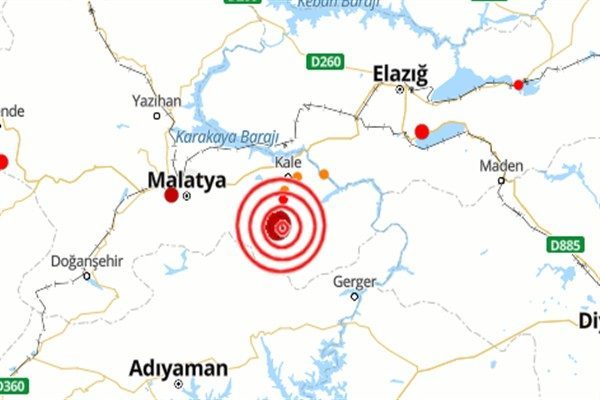 Boğazi&ccedil;i &Uuml;niversitesi Kandilli Rasathanesi ve Deprem Araştırma Enstit&uuml;s&uuml; (KRDAE) verilerine