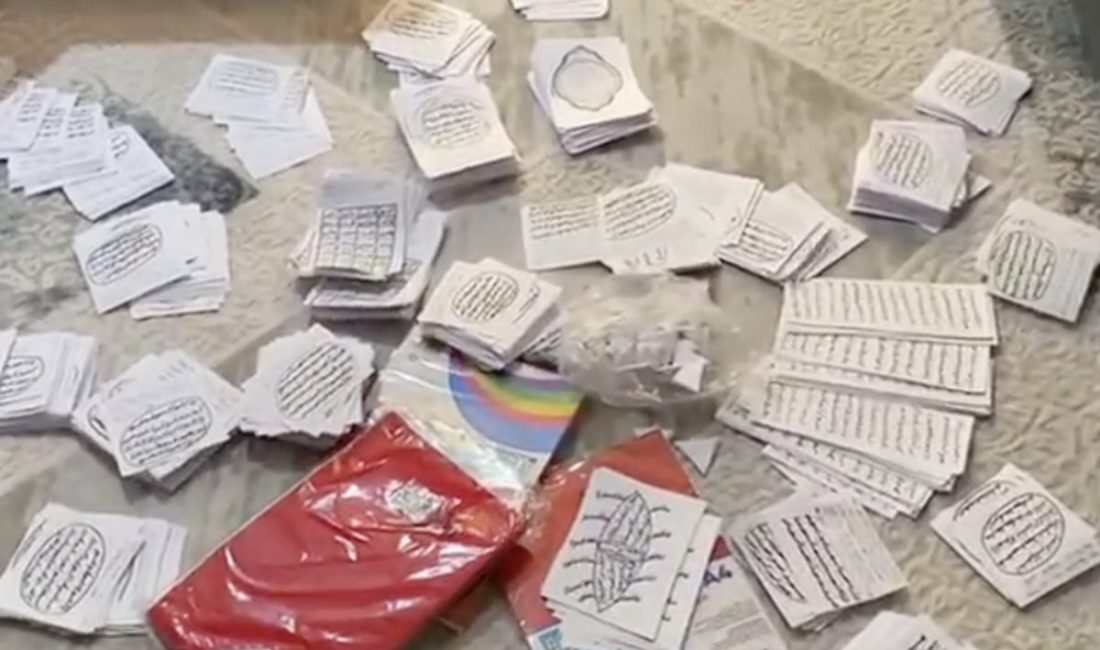 Malatya Cumhuriyet Başsavcılığı koordinesinde Asayiş Şube M&uuml;d&uuml;rl&uuml;ğ&uuml; ekipleri, &ldquo;muska yapma,