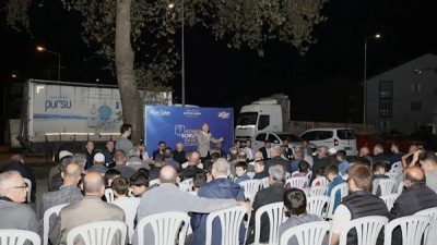 İneg&ouml;l Belediye Başkanı Alper Taban, belirli aralıklarla ger&ccedil;ekleştirdiği mahalle buluşmaları