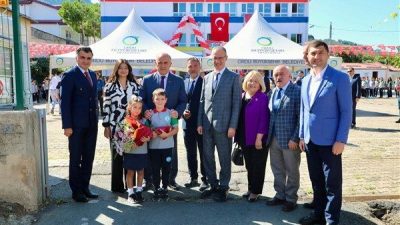 Kumbaşı Fatma Mağden İlkokulu-Ortaokulu'nda ger&ccedil;ekleştirilen yeni eğitim &ouml;ğretim yılı ve