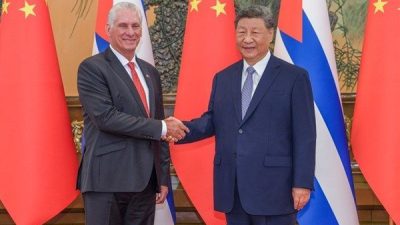 &Ccedil;in Cumhurbaşkanı Xi Jinping bug&uuml;n Beijing&rsquo;de K&uuml;ba Kom&uuml;nist Partisi Merkez