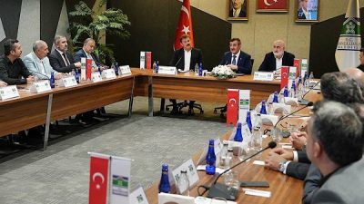 Cumhurbaşkanı Yardımcısı Cevdet Yılmaz, T&uuml;rkiye Y&uuml;zyılı Buluşmaları &ccedil;er&ccedil;evesinde AK Parti