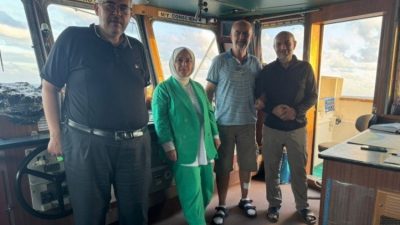 Milletvekili Atmaca ve beraberindeki gemi ekibi, bu sabah itibarıyla İsrail