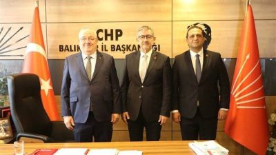 Ziyarete CHP Edremit İl&ccedil;e Y&ouml;netim Kurulu &uuml;yeleri de katıldı. Başkan