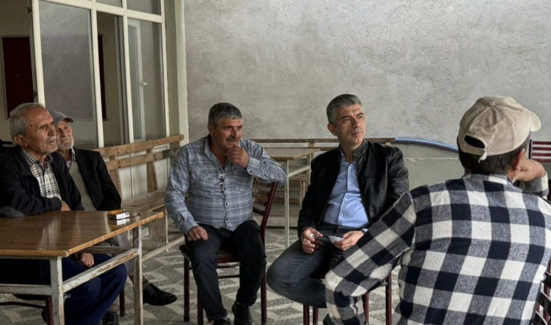 Soma Belediye Başkanı Sercan Okur, il&ccedil;enin kırsal mahalleleri Nald&ouml;ken, Vakıflı