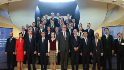 Toplantının ilk oturumunda bakanlar, AB&rsquo;nin Karadeniz i&ccedil;in yeni Stratejik Yaklaşımını