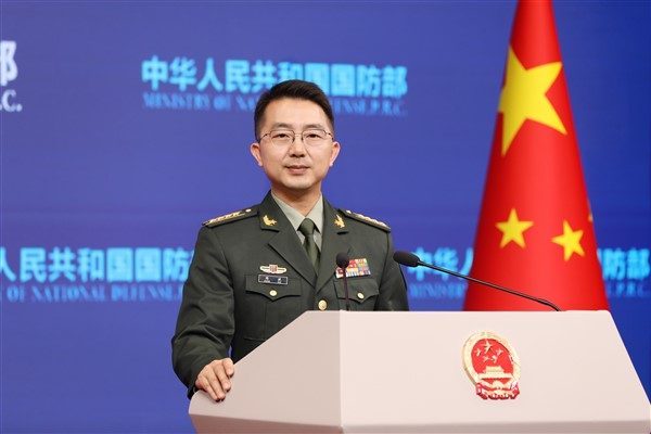 &Ccedil;in Milli Savunma Bakanlığı S&ouml;zc&uuml;s&uuml; Albay Jiang Bin, &Ccedil;in ve