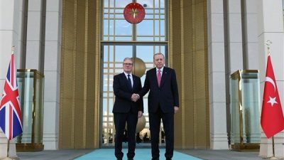 Cumhurbaşkanı Erdoğan, T&uuml;rkiye&rsquo;ye ziyarette bulunan Birleşik Krallık Başbakanı Keir Starmer&rsquo;ı