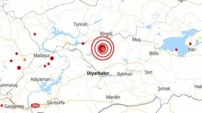 Boğazi&ccedil;i &Uuml;niversitesi Kandilli Rasathanesi ve Deprem Araştırma Enstit&uuml;s&uuml; (KRDAE) verilerine