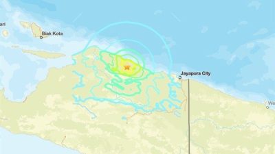 Amerika Birleşik Devletleri Jeoloji Araştırmaları Kurumu&rsquo;nun (USGS) verilerine g&ouml;re, Endonezya'nın&nbsp;Abepura