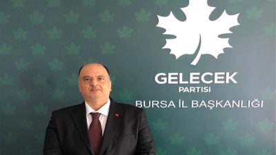 Gelecek Partisi Bursa İl Başkanı Kadıoğlu, barajlardaki su seviyesinin yalnızca