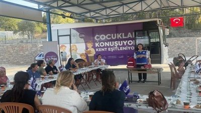 Muğla B&uuml;y&uuml;kşehir Belediyesi, Gezici Da(Ya)Nışma Otob&uuml;s&uuml; ile kadınlar ve &ccedil;ocuklarla