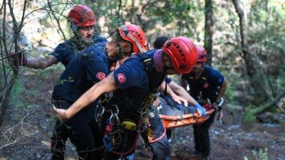İzmir B&uuml;y&uuml;kşehir Belediyesi İtfaiye Dairesi Başkanlığı ekipleri, Bal&ccedil;ova Terapi Ormanları