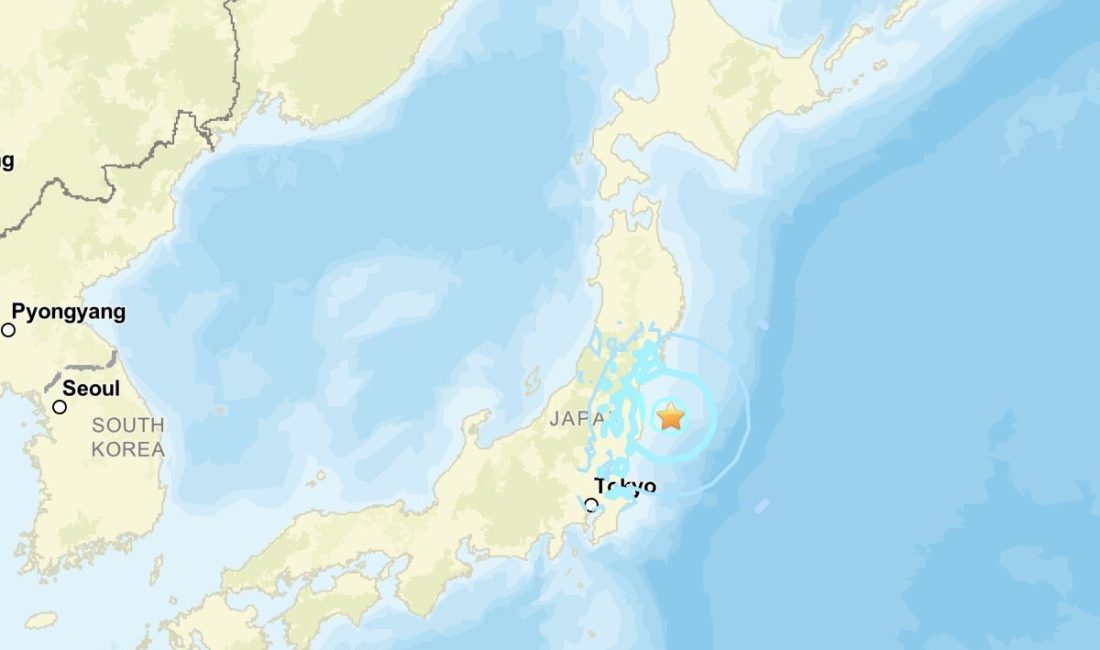 Amerika Birleşik Devletleri Jeoloji Araştırmaları Kurumu&rsquo;nun (USGS) verilerine g&ouml;re Japonya,Tomioka'nın&nbsp;56