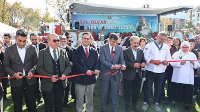 Festivalin a&ccedil;ılışında K&uuml;tahya Belediye Başkanı Ey&uuml;p Kahveci, gastronominin bir şehrin