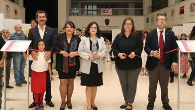 Serginin a&ccedil;ılış t&ouml;renine Mimarlar Odası Bursa Şubesi Başkanı Şirin Rodoplu