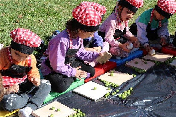 Kreşte &ouml;ğrencilere y&ouml;nelik &ldquo;Zeytin Kırma Etkinliği&rdquo; ger&ccedil;ekleştirildi. Etkinlik i&ccedil;in Derik'ten