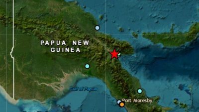 Avrupa-Akdeniz Sismoloji Merkezi (EMSC) verilerine g&ouml;re Papua Yeni Gine&rsquo;de yerel