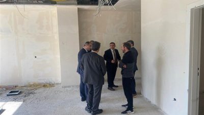 Ziyarete, Kamu Hastaneleri Başkanı G&uuml;rkan Altuntaş, Eğitim ve Araştırma Hastanesi