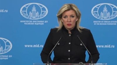 Rusya Dışişleri Bakanlığı S&ouml;zc&uuml;s&uuml; Maria Zaharova, Ukrayna&rsquo;daki &ccedil;atışmaların sona ermesi