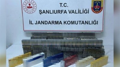 Şanlıurfa İl Jandarma Komutanlığı ekipleri tarafından t&uuml;t&uuml;n ve alkol ka&ccedil;ak&ccedil;ılığına