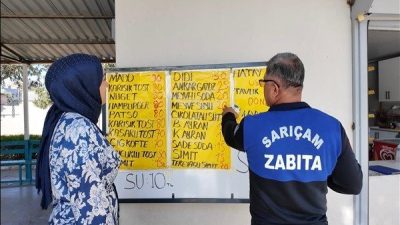 Okulların a&ccedil;ıldığı 8 Eyl&uuml;l tarihinden bu yana, Sarı&ccedil;am Belediyesi Zabıta