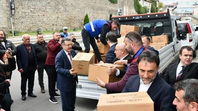 Trabzon B&uuml;y&uuml;kşehir Belediyesi tarafından, Gazze&rsquo;deki siviller i&ccedil;in &ldquo;Gazze&rsquo;ye Umut Ol&rdquo;