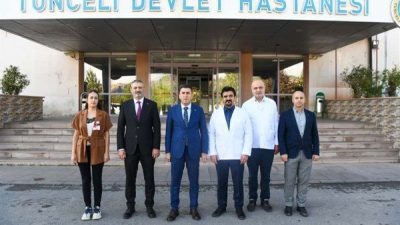 Tunceli Valisi Şefik Ayg&ouml;l, Tunceli Devlet Hastanesi&rsquo;ni ziyaret etti.&nbsp;Vali Ayg&ouml;l,