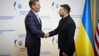 Ukrayna Devlet Başkanı Volodimir Zelenski,&nbsp;Ukrayna'daki mevcut durum, &ouml;zellikle de savaş
