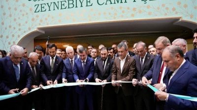 &nbsp;A&ccedil;ılışa Cumhurbaşkanı Yardımcısı Cevdet Yılmaz, CHP Genel Başkanı &Ouml;zg&uuml;r &Ouml;zel,