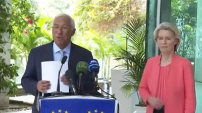 Avrupa Komisyonu Başkanı Ursula Von der Leyen ve Avrupa Konsey