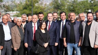 Manisa B&uuml;y&uuml;kşehir Belediye Başkanı Besim Dutlulu, Sarıg&ouml;l&rsquo;de Mahalle Muhtarları ile