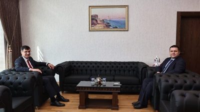 Ziyarette, Başkan Kahveci ile K&uuml;tahya Adli Yargı ve Adalet Komisyonu