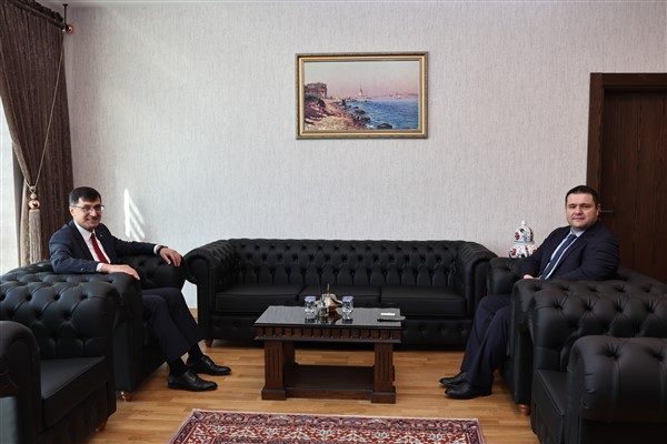 Ziyarette, Başkan Kahveci ile K&uuml;tahya Adli Yargı ve Adalet Komisyonu