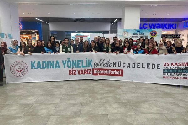 Batman Valiliği&rsquo;nin himayelerinde, 25 Kasım Kadına Y&ouml;nelik Şiddete Karşı Uluslararası