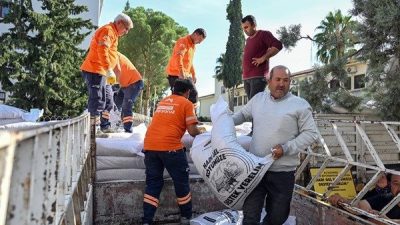 Mersin B&uuml;y&uuml;kşehir Belediyesi Tarımsal Hizmetler Dairesi Başkanlığı koordinesinde devam eden