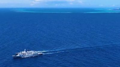 Diğer yandan &Ccedil;in Sahil G&uuml;venliği de bug&uuml;n Huangyan Adası karasularında