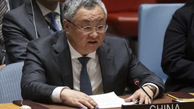 &Ccedil;in&rsquo;in BM Daimi Temsilcisi Fu Cong, Suriye Ge&ccedil;iş H&uuml;k&uuml;meti&rsquo;ne ter&ouml;rle