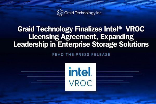 Graid Technology bug&uuml;n, Intel Corporation ile ger&ccedil;ekleştirilen anlaşmayı başarılı şekilde