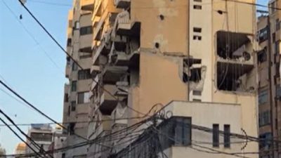 İsrail, Pazar g&uuml;n&uuml; Beyrut'un g&uuml;ney banliy&ouml;lerinde d&uuml;zenlediği hava saldırısında Hizbullah'ın