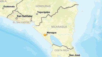 Amerika Birleşik Devletleri Jeoloji Araştırmaları Kurumu&rsquo;nun (USGS) verilerine g&ouml;re, Nikaragua,