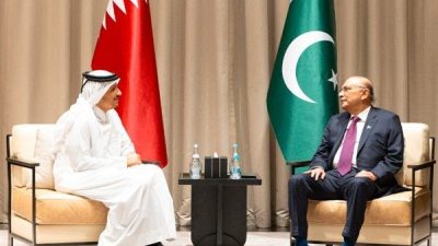 Pakistan İslam Cumhuriyeti Cumhurbaşkanı Asif Ali Zerdari, Doha'da d&uuml;zenlenen İkinci