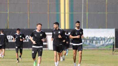 Sarı-yeşilli ekip, g&uuml;n&uuml; sabah saatlerinde yaptığı antrenmanla başlattı. Teknik heyet